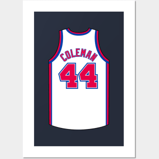 Derrick Coleman New Jersey Jersey Qiangy Posters and Art